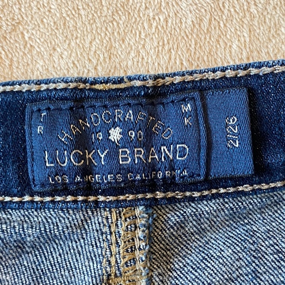 Lucky Brand Easy Rider Crop Jeans - Size 2/26 - Picture 5 of 7